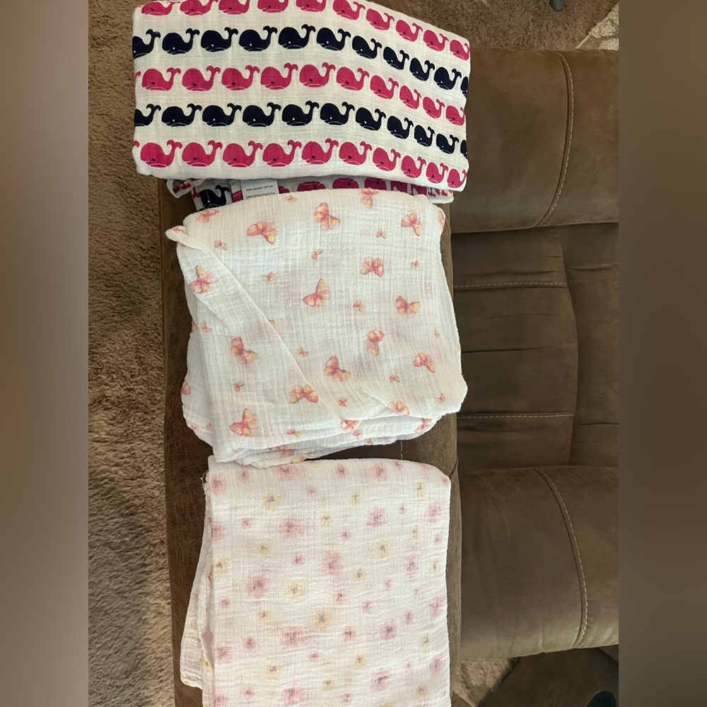Pottery Barn Kids large swaddle blanket